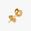 J'EVAR 18KT Yellow Gold Lotus Petals ALTR Lab Grown Diamond Earrings Back View | 3.00 CT
