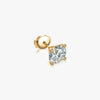 J'EVAR 18KT Yellow Gold ALTR Lab Grown Diamond Single Stud Earring with Guardian Backs Lock View | Single / 2.25 CT