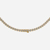 J'EVAR 18kt Lotus Petals Tennis Necklace ALTR Lab Grown Lotus Petals Diamond Tennis Necklace Top View | 10.00 CT