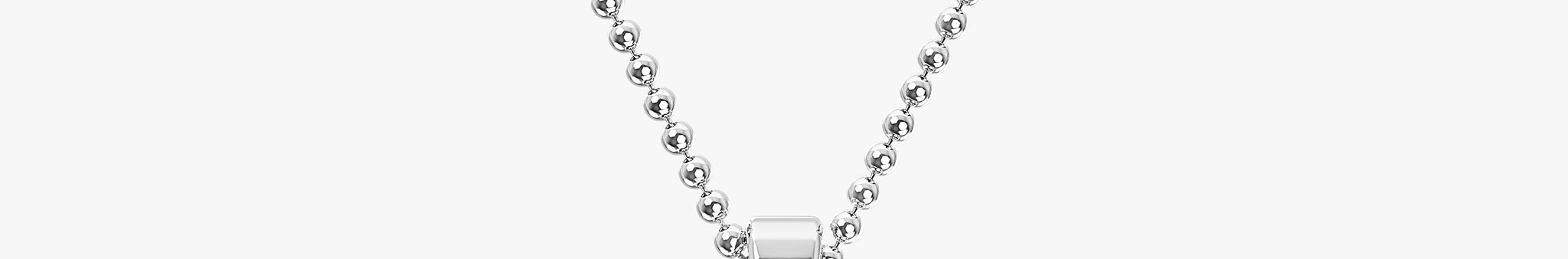 TYPE by J'EVAR 7MM LETTER A SOLITAIRE DIAMOND INITIAL PENDANT 18K White Gold ALTR Lab Grown Diamond Front View