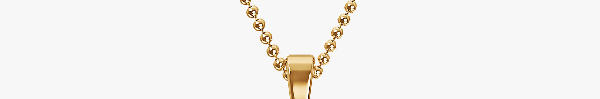 TYPE by J'EVAR 7MM A SOLITAIRE DIAMOND INITIAL PENDANT 18K Yellow Gold ALTR Lab Grown Diamond Front View