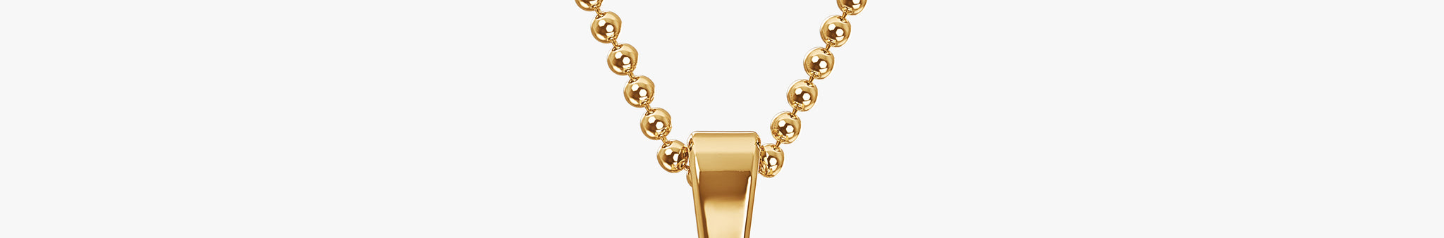 TYPE by J'EVAR 9MM F SOLITAIRE DIAMOND INITIAL PENDANT 18K Yellow Gold ALTR Lab Grown Diamond Front View