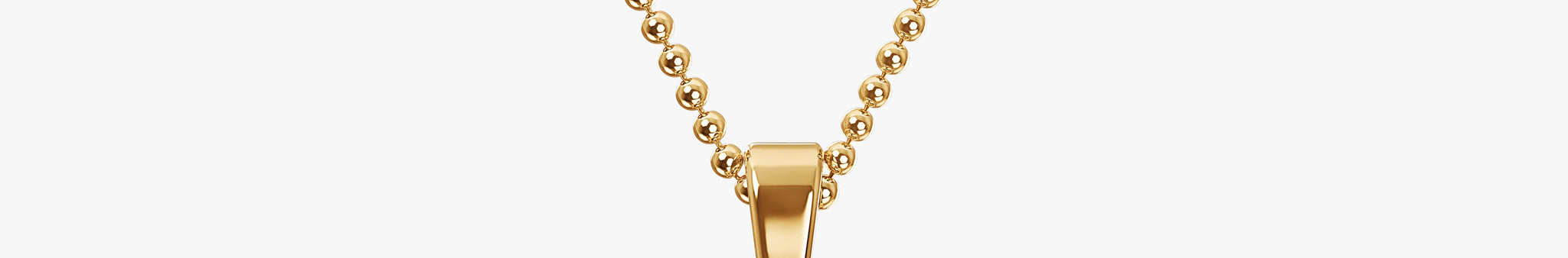 TYPE by J'EVAR 7MM J SOLITAIRE DIAMOND INITIAL PENDANT 18K Yellow Gold ALTR Lab Grown Diamond Front View
