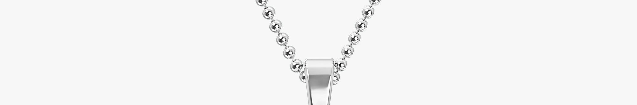 TYPE by J'EVAR 7MM LETTER K SOLITAIRE DIAMOND INITIAL PENDANT 18K White Gold ALTR Lab Grown Diamond Front View