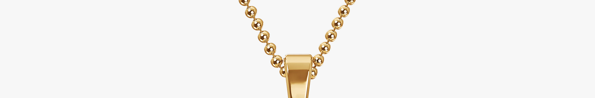 TYPE by J'EVAR 7MM K SOLITAIRE DIAMOND INITIAL PENDANT 18K Yellow Gold ALTR Lab Grown Diamond Front View