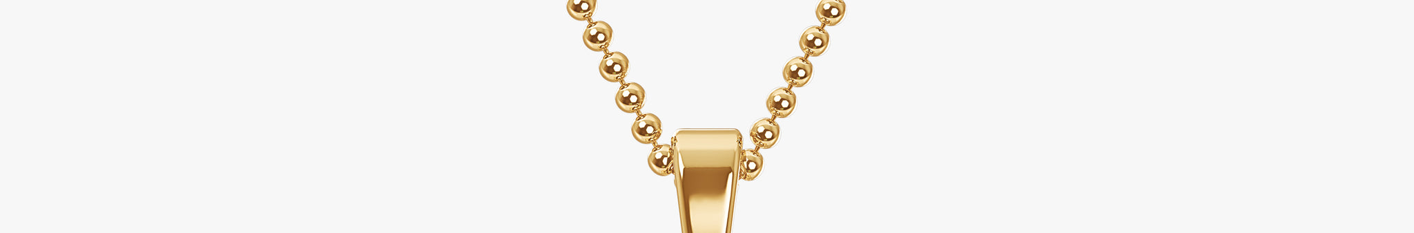 TYPE by J'EVAR 7MM LETTER J SOLITAIRE DIAMOND INITIAL PENDANT 18K Yellow Gold ALTR Lab Grown Diamond Back View