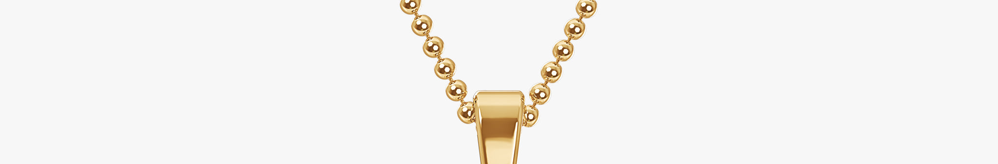 TYPE by J'EVAR 7MM LETTER K SOLITAIRE DIAMOND INITIAL PENDANT 18K Yellow Gold ALTR Lab Grown Diamond Back View