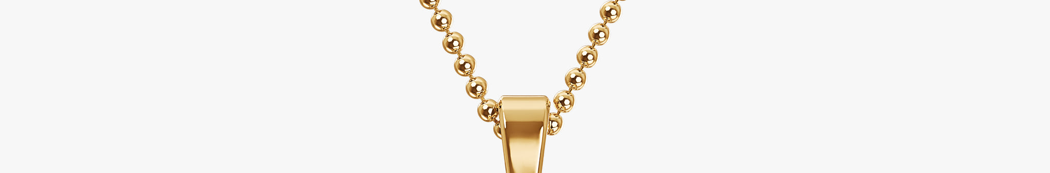 TYPE by J'EVAR 7MM P SOLITAIRE DIAMOND INITIAL PENDANT 18K Yellow Gold ALTR Lab Grown Diamond Front View