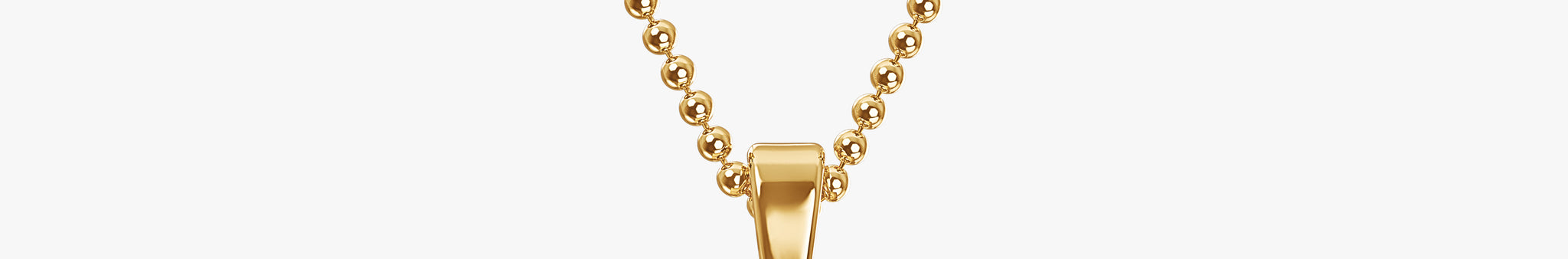 TYPE by J'EVAR 9MM R SOLITAIRE DIAMOND INITIAL PENDANT 18K Yellow Gold ALTR Lab Grown Diamond Front View