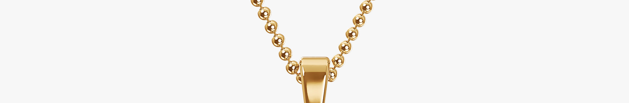 TYPE by J'EVAR 7MM S SOLITAIRE DIAMOND INITIAL PENDANT 18K Yellow Gold ALTR Lab Grown Diamond Front View