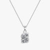 TYPE by J'EVAR 7MM LETTER S SOLITAIRE DIAMOND INITIAL PENDANT 18K White Gold ALTR Lab Grown Diamond Front View | NO CHAIN / S