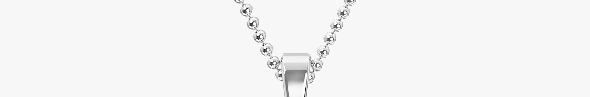 TYPE by J'EVAR 7MM LETTER Y SOLITAIRE DIAMOND INITIAL PENDANT 18K White Gold ALTR Lab Grown Diamond Front View