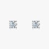 J'EVAR 14KT White Gold ALTR Lab Grown Diamond Stud Earrings Front View | Pair / 1.00 CT