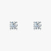 J'EVAR 14KT White Gold ALTR Lab Grown Diamond Stud Earrings Front View | Pair / 0.50 CT