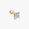 J'EVAR 18KT Yellow Gold ALTR Lab Grown Diamond Stud Earrings with Guardian Backs Lock View | Pair / 6.00 CT