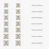J'EVAR 18KT Yellow Gold ALTR Lab Grown Diamond Single Stud Earring Size Guide