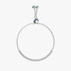 J'EVAR 14KT White Gold Lotus Petals ALTR Lab Grown Diamond Bracelet Top View | 1.00 CT