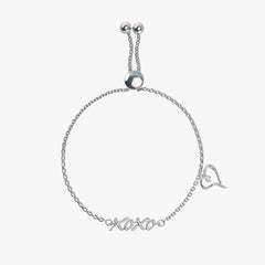 XOXO Heart Diamond Bracelet