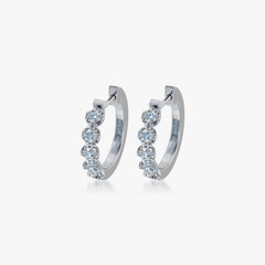Diamond Hoop Earrings