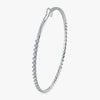 J'EVAR 18KT White Gold Couture 20 CT ALTR Diamond Hoop Earrings Back View | 20.00 CT