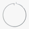 J'EVAR 18KT White Gold Couture 20 CT ALTR Diamond Hoop Earrings Side View | 20.00 CT