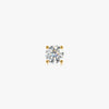 J'EVAR 14KT Yellow Gold ALTR Lab Grown Diamond Stud Earrings Front View | Single / 0.60 CT