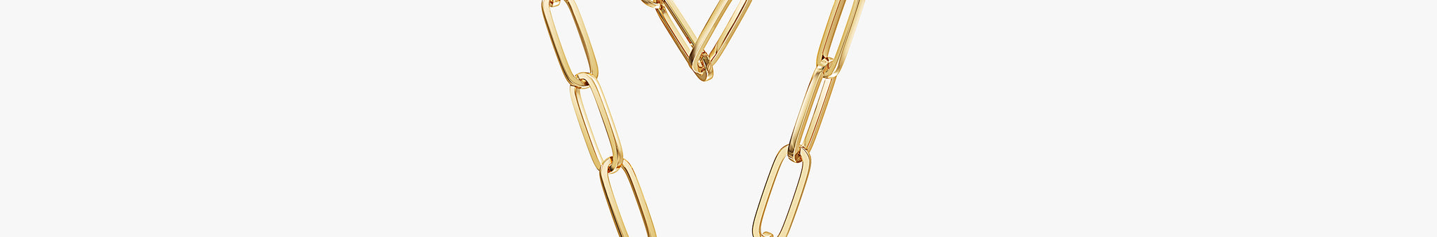 J'EVAR 14KT Yellow Gold Two Row Paperclip Heart ALTR Lab Grown Diamond Necklace Perspective View