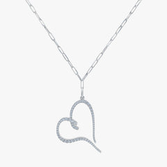 Paperclip Diamond Necklace