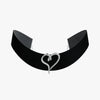 J'EVAR 14KT White Gold Pave Heart ALTR Lab Grown Diamond Choker Front View | 1.50 CT