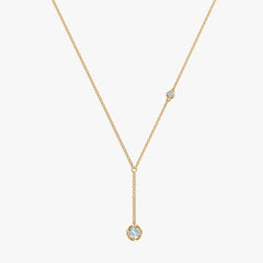 Lariat Diamond Necklace