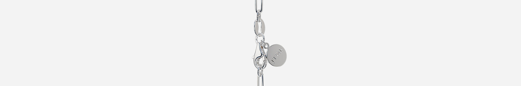 J'EVAR Sterling Silver Lariat Solitaire ALTR Lab Grown Diamond Necklace Lock View