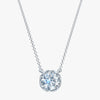 J'EVAR 14KT White Gold Solitaire ALTR Lab Grown Diamond Necklace Front View | 1.00 CT