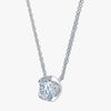 J'EVAR 14KT White Gold Solitaire ALTR Lab Grown Diamond Necklace Perspective View | 1.25 CT