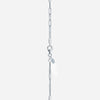 J'EVAR 14KT White Gold Heart Charm ALTR Lab Grown Diamond Necklace Lock View | 0.10 CT
