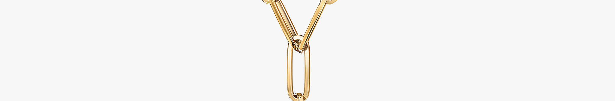 J'EVAR 14KT Yellow Gold Paperclip Lariat Heart ALTR Lab Grown Diamond Necklace Perspective View