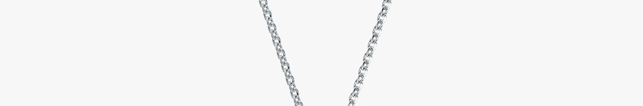 J'EVAR 14KT White Gold Unity Cross ALTR Lab Grown Diamond Necklace Perspective View