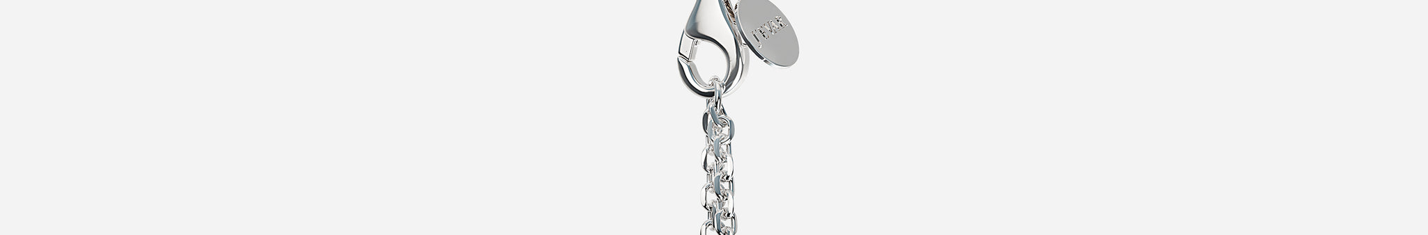 J'EVAR 14KT White Gold Unity Cross ALTR Lab Grown Diamond Necklace Lock View