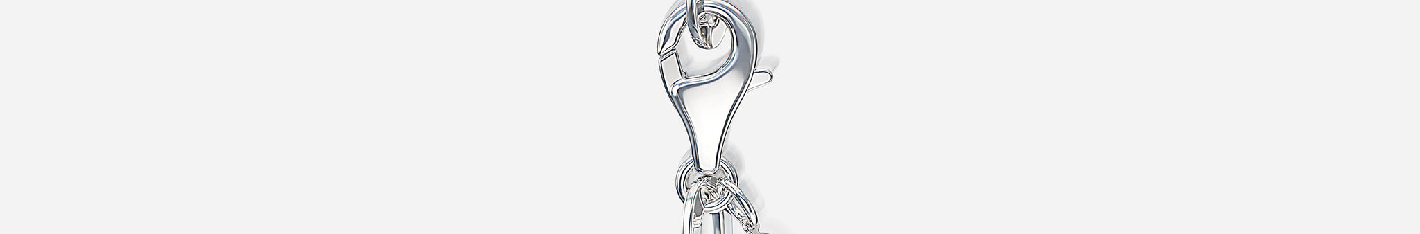 J'EVAR Sterling Silver Bold Heart Paperclip ALTR Lab Grown Diamond Bracelet Lock View
