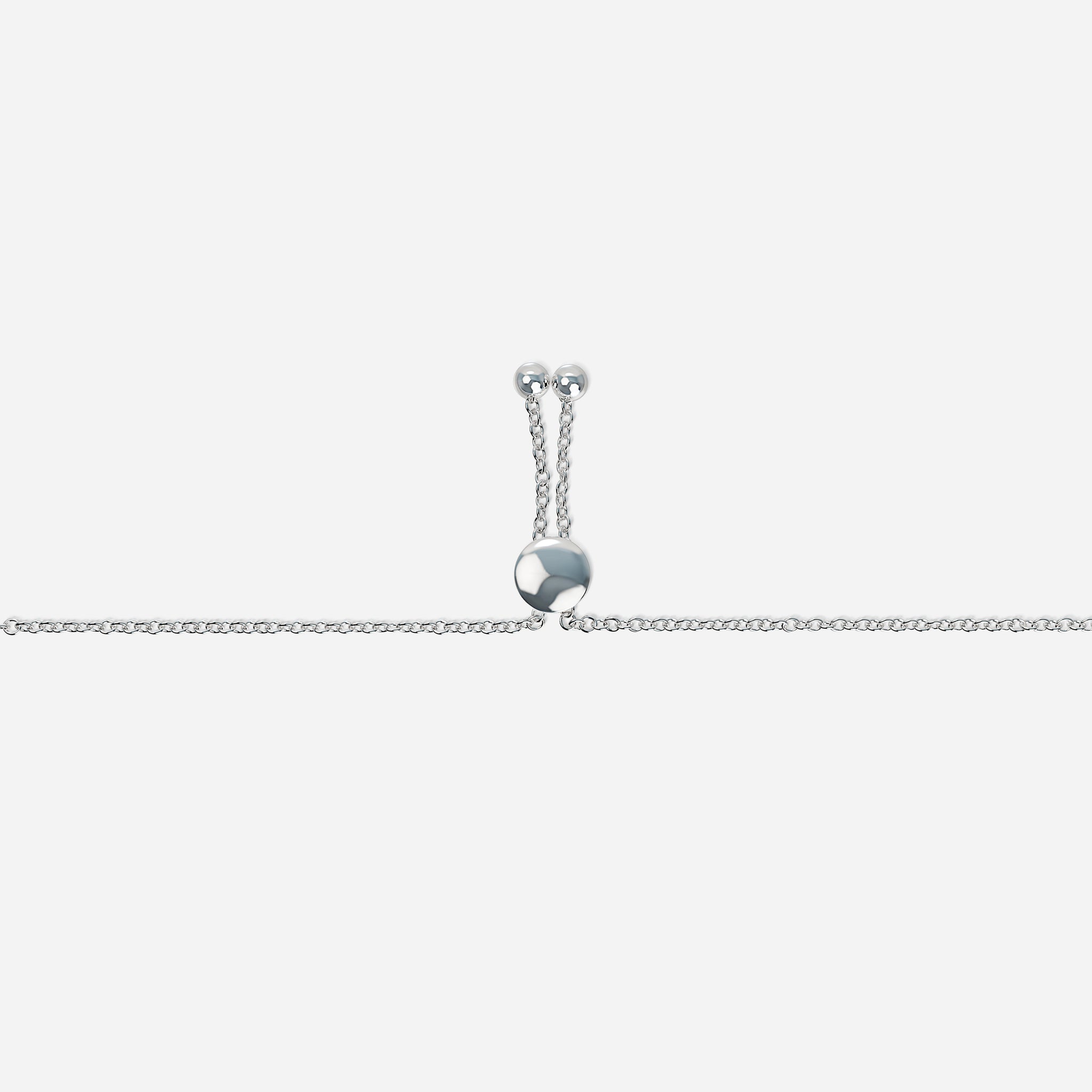 J'EVAR Sterling Silver Pave Bolo ALTR Lab Grown Diamond Bracelet Lock View | 0.10 CT