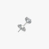 J'EVAR 18KT White Gold Invisible Halo ALTR Lab Grown Diamond Earrings Back View | 2.05 CT