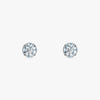 J'EVAR 18KT White Gold Invisible Halo ALTR Lab Grown Diamond Earrings Front View | 2.05 CT