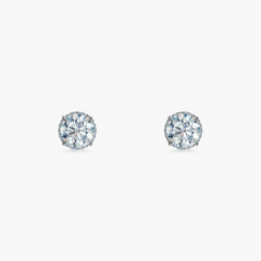 Invisible Halo Diamond Earrings