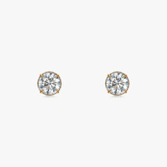 Invisible Halo Diamond Earrings