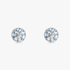 J'EVAR 18KT White Gold Invisible Halo ALTR Lab Grown Diamond Earrings Front View | 6.10 CT
