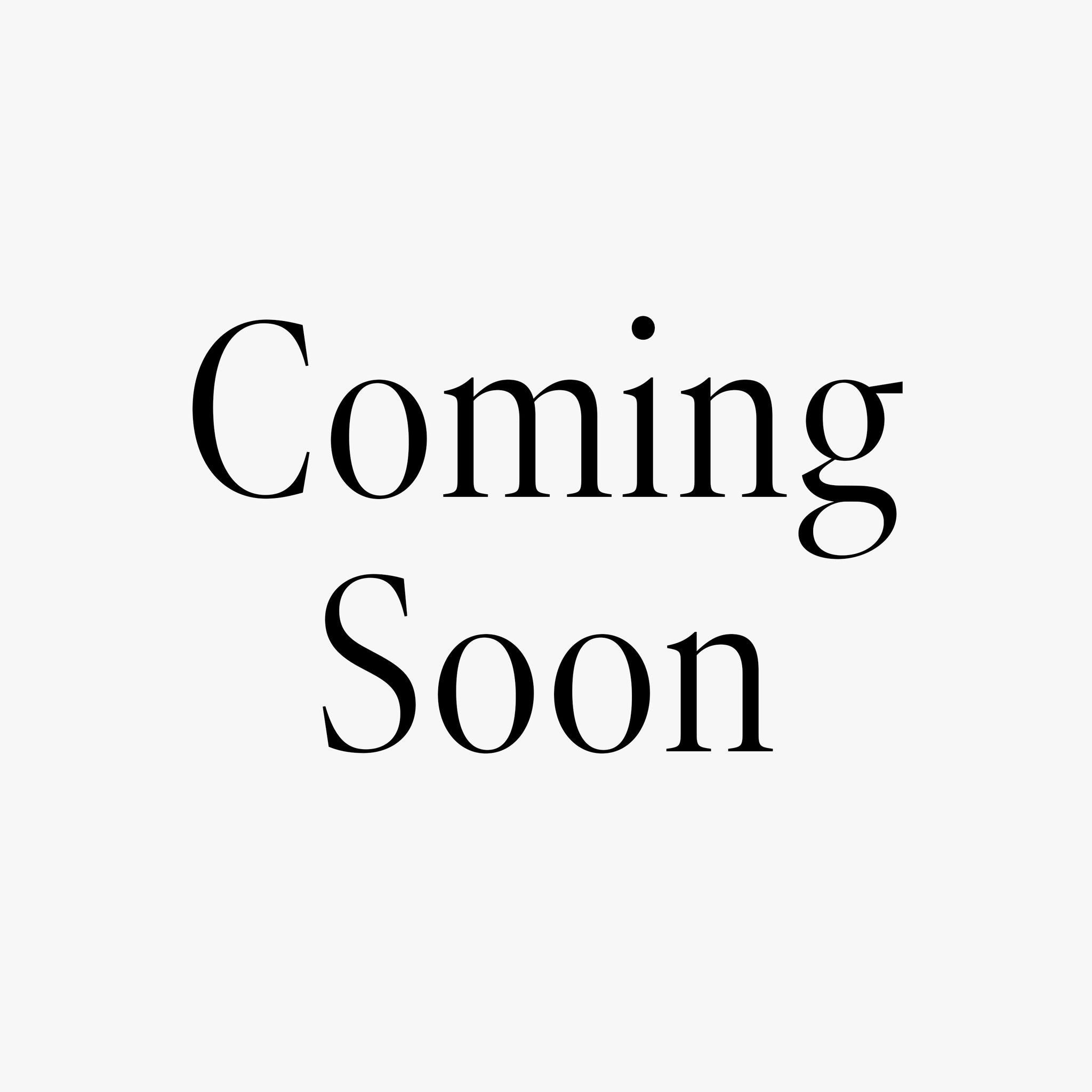 Coming Soon