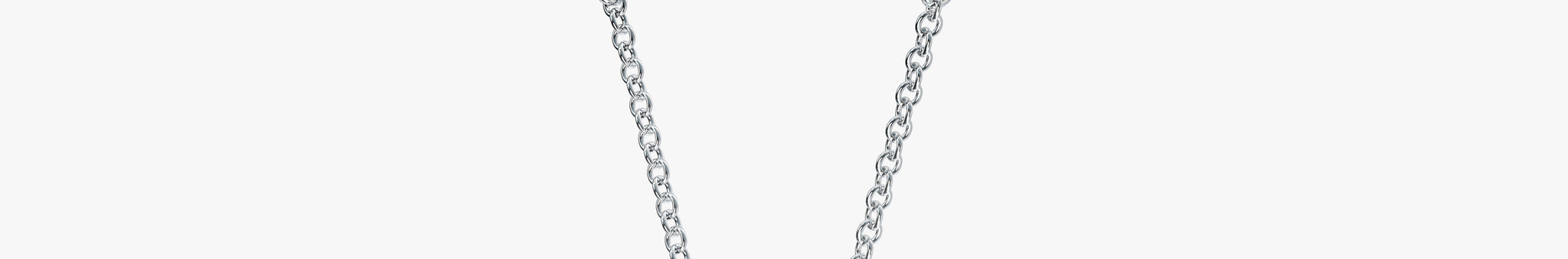 J'EVAR 18KT White Gold By the Yard Invisible Halo ALTR Lab Grown Diamond Necklace Side Perspective View