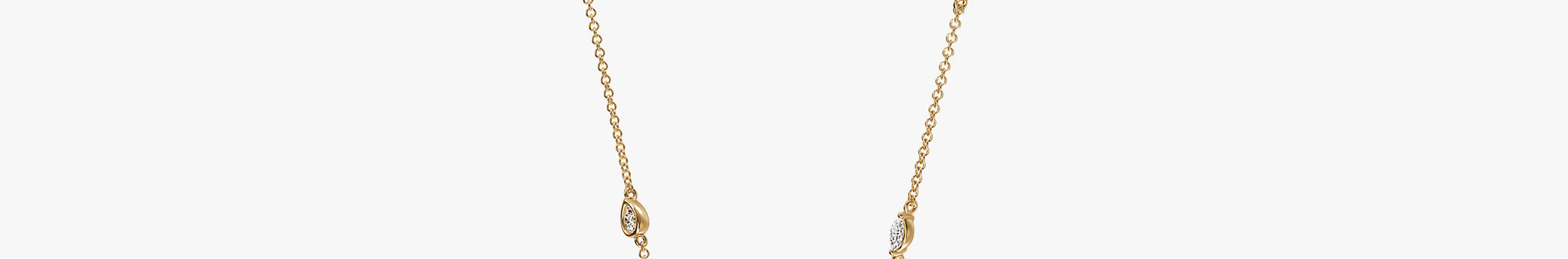 By the Yard Invisible Halo Diamond Necklace