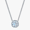 J'EVAR 14KT White Gold Solitaire ALTR Lab Grown Diamond Necklace Front View | 1.50 CT