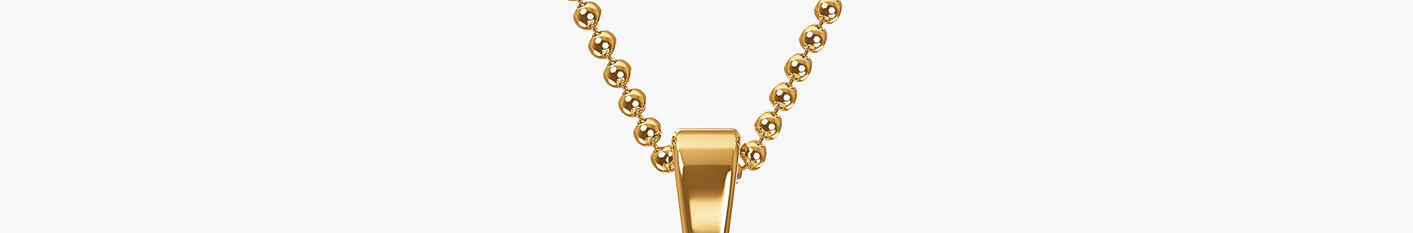 TYPE by J'EVAR 7MM Z SOLITAIRE DIAMOND INITIAL PENDANT 18K Yellow Gold ALTR Lab Grown Diamond Front View