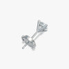 J'EVAR 18KT White Gold ALTR Lab Grown Diamond Stud Earrings with Guardian Backs Back View | Pair / 2.00 CT